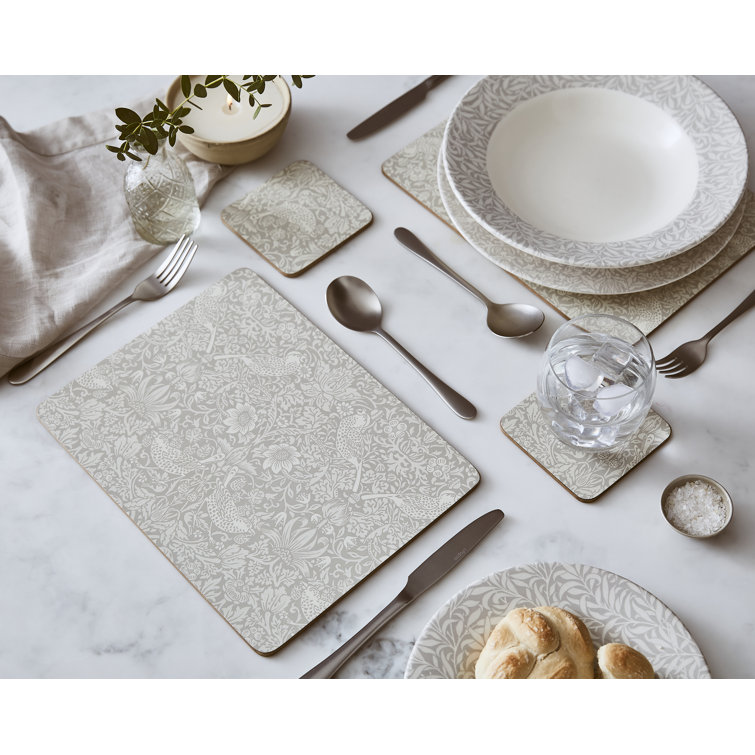 Pimpernel Pure Morris Strawberry Thief 6 Placemats Wayfair.co.uk